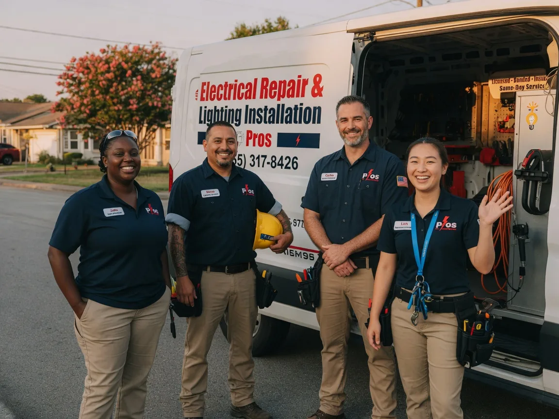 Licensed Electrician company in Savoy, TX